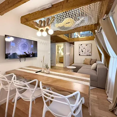 Architect Renovated Family Duplex 4 Bedrooms Opéra Lafayette 9p Cctv In Common Areas * Parigi